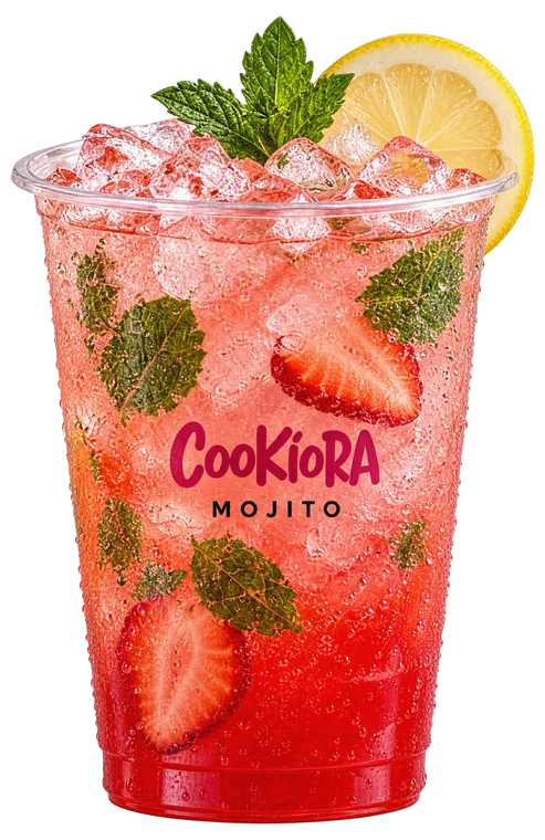 A Strawberry mojito